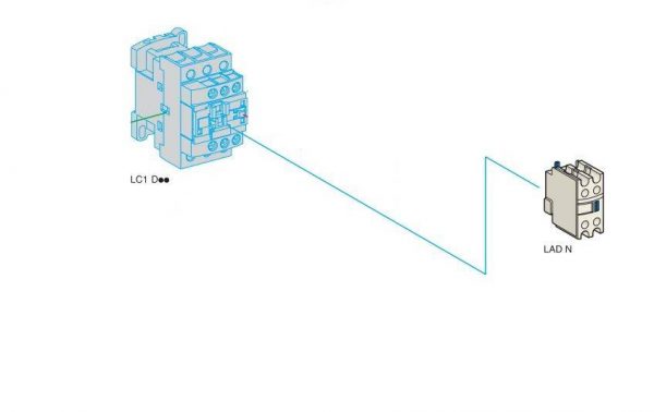 کنتاکت کمکی کنتاکتور اشنایدر مدل LADN11 -1NO1NC